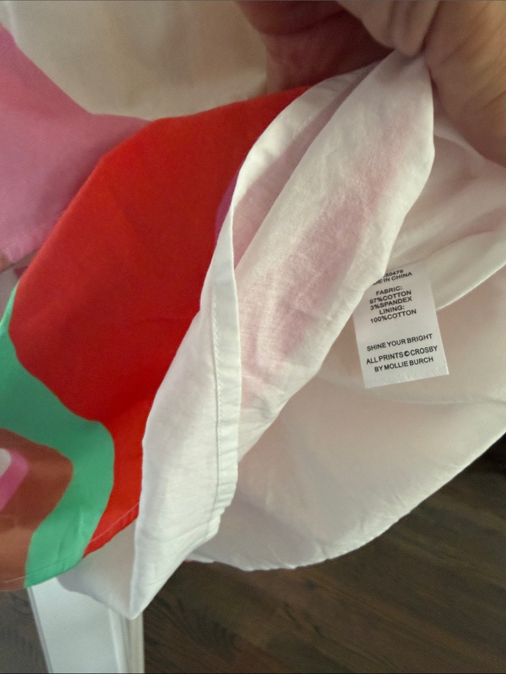 CROSBY by Mollie Burch Colorful Strapless Dress - Picture 4 of 5